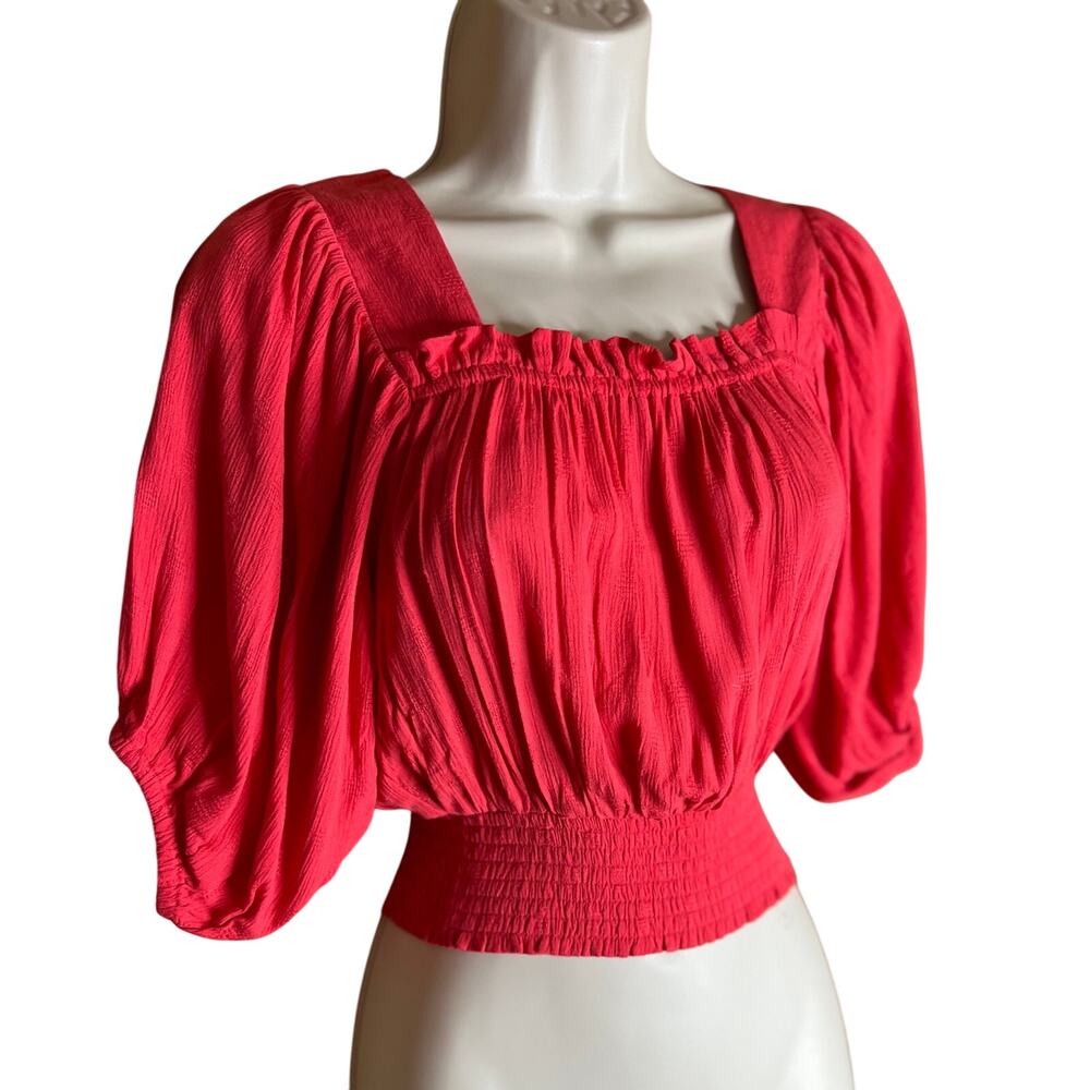 Band Of The Free - B.O.G Collective Orange Crop Top XS NWT